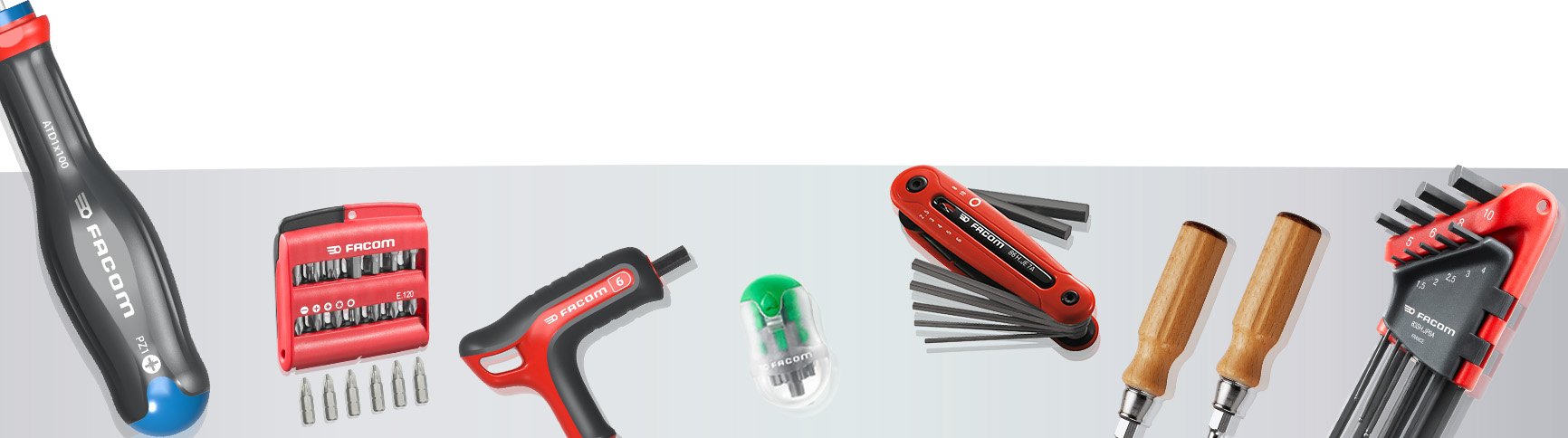 Screwdrivers + Screwbits + Keys