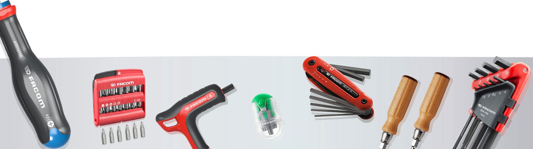 Screwdrivers + Screwbits + Keys