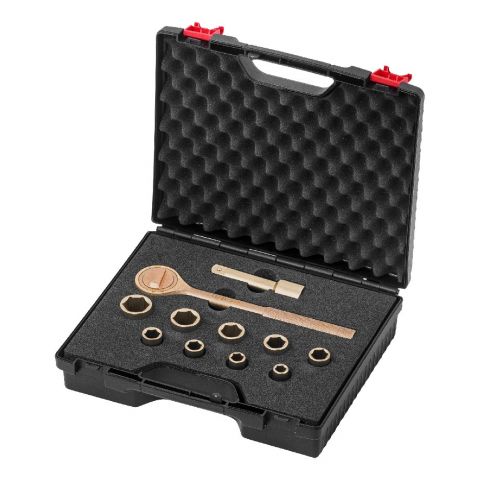 ENDRES 0430005S - 12pc Non-Sparking 1/2" Square Drive Metric 6pt Socket Set