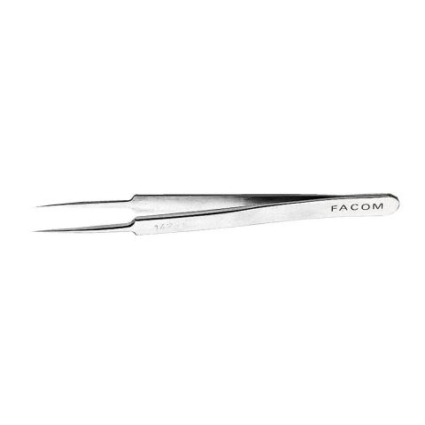 FACOM 142.1 - 112mm Straight Fine Cleared Nose Precision Tweezers