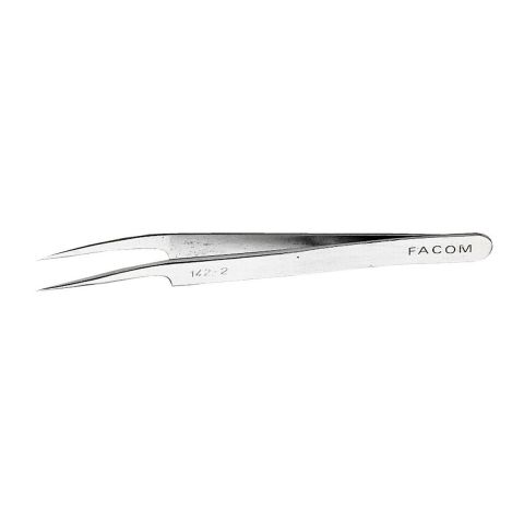 FACOM 142.2 - 117mm Straight Fine 15' Cleared Nose Precision Tweezers