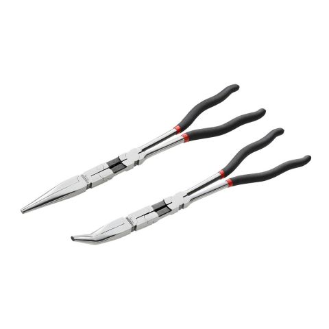 FACOM 185.2L - 2pc Long Reach Long Nose Comfort Grip Pliers Set