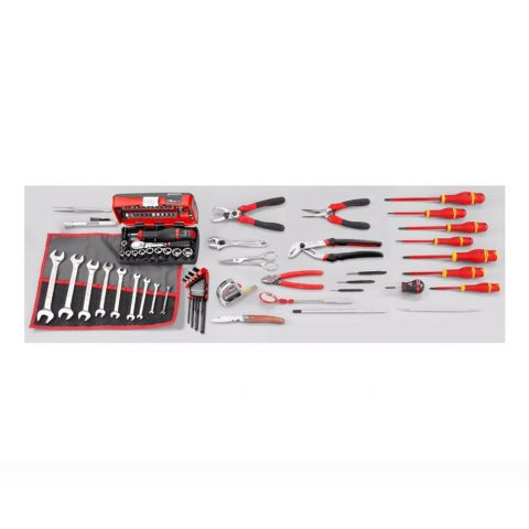 FACOM 2038.EM40A - 80pc Electricians Metric Tool Kit + Technicians Case