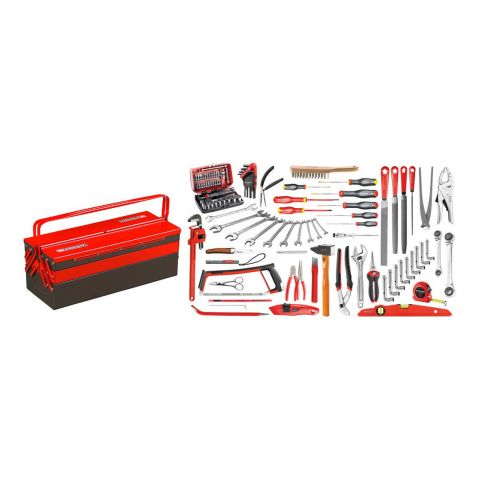 FACOM 2046.SG4A - 112pc General Services Metric Tool Kit + Cantilever Tool Box