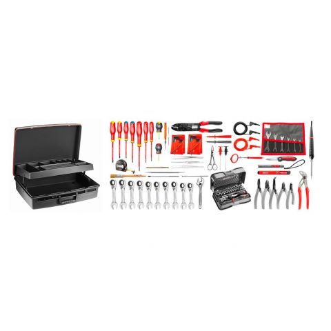 FACOM 2138.EL34 - 101pc Electricians Metric Inch ToolKit + Technicians Case