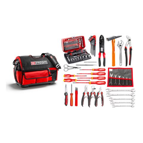 FACOM 2163.E16 - 87pc Electricians Metric Tool Kit + Technicians Case