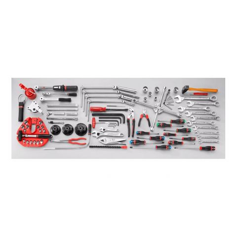 FACOM 2201.MS1 - 86pc Automotive Service Station Metric Tool Kit + Wall Cabinet