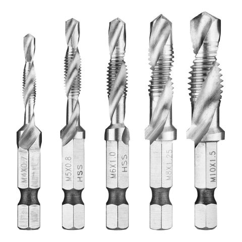 FACOM 227H.J5PB - 5pc M4-M10 Tap Drill Set 