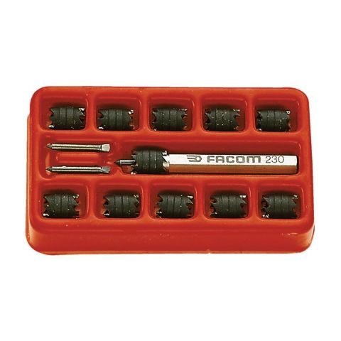 FACOM 230.J1 - Spot Weld Mill Bit Tool Set + Tray