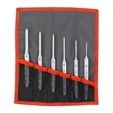 FACOM 246.JT6 - 6pc One Piece Spring Pin Drift Punch Set + Roll