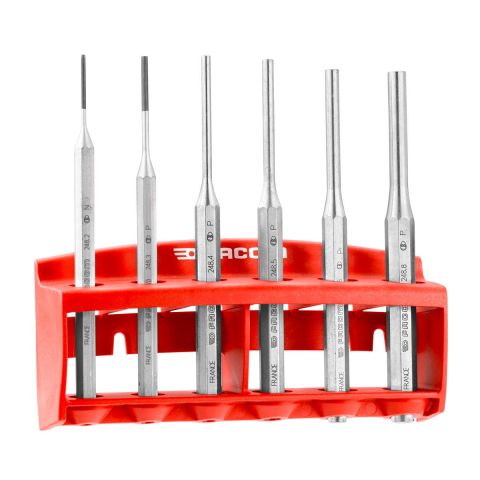 FACOM 248.JS6 - 6pc One Piece Parallel Drift Punch Set + Rack