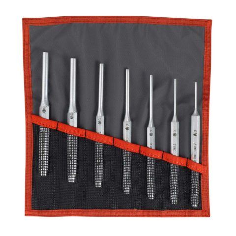 FACOM 248.JT7 - 7pc One Piece Parallel Drift Punch Set + Roll