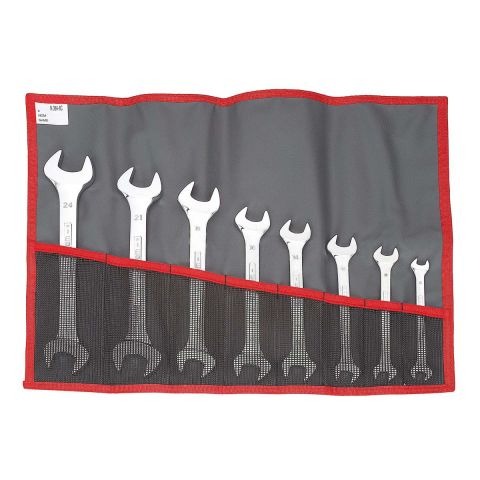 FACOM 44.JE8T - 8pc Metric Open Jaw Spanner Set + Roll