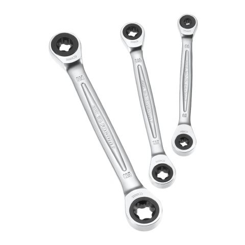 FACOM 464TX.J3PB - 3pc Double Box End Torx Ratchet Wrench
