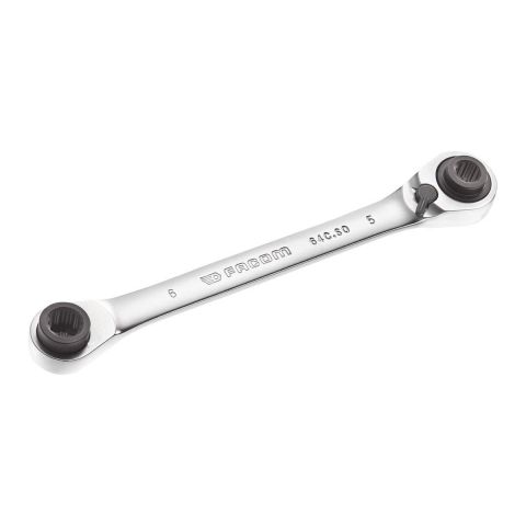 FACOM 64C.SXM - Metric 4in1 Ratchet Flat Ring Spanner