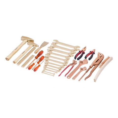 ENDRES 7250005S-OK - 28pc Non-Sparking Machinist Metric Tool Kit