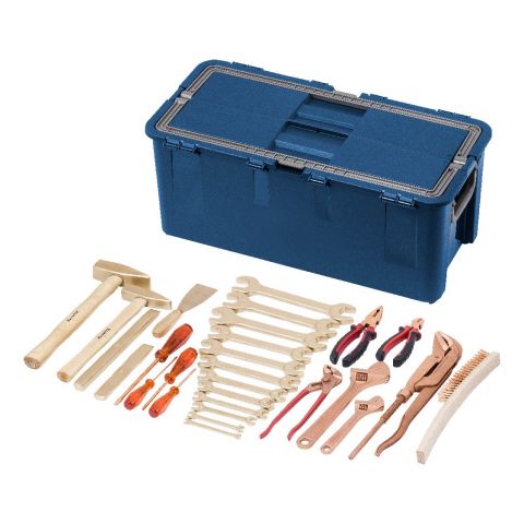 ENDRES 7250005S - 29pc Non-Sparking Machinist Metric Tool Kit + Tool Box