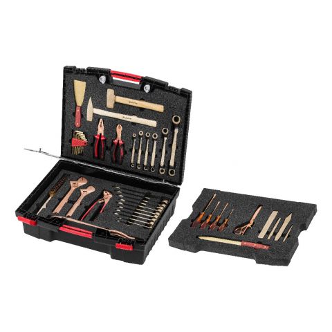 ENDRES 7250006S-K - 45pc Non-Sparking Technicians Metric Tool Kit + Foaming + Tool Box
