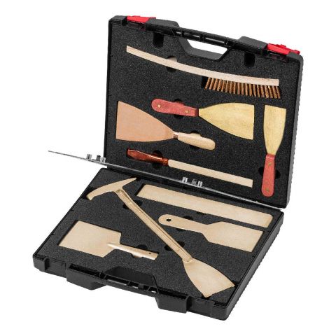 ENDRES 7250009S-K - 10pc Non-Sparking Spray Booth Cleaning Tool Kit + Foaming + Tool Box