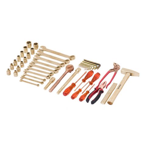 ENDRES 7250027S-OK - 44pc Non-Sparking General Metric Tool Kit