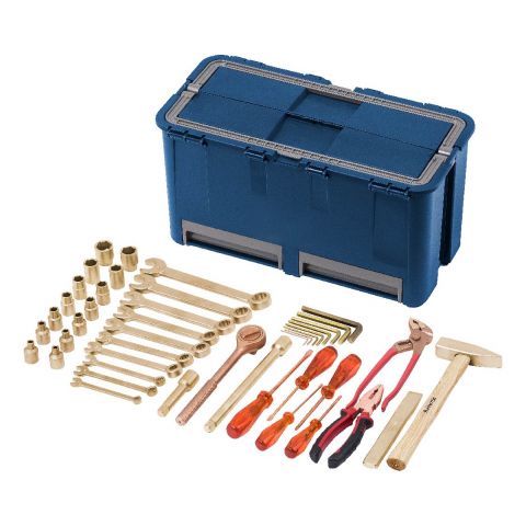 ENDRES 7250027S - 45pc Non-Sparking General Metric Tool Kit + Tool Box