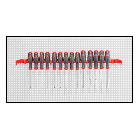 FACOM 74AT.P14E - 14pc Metric 6pt Hex Socket Protwist Screwdriver Set + Rack