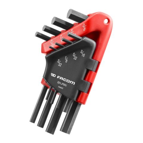 FACOM 82H.JP8AU - 8pc Inch Hex Key Clip Set