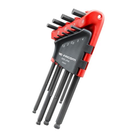FACOM 83SH.JPAA - 9pc Long Metric Ball Hex Key Clip Set