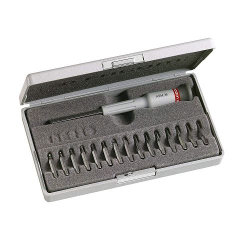 FACOM AEM.J1 - 16pc Complete Micro-Tech Precision Bit Holder Screwdriver Set