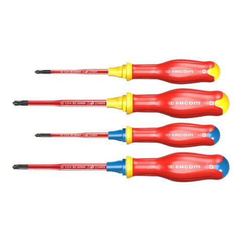 FACOM ATB.J8TVE - 8pc Insulated Protwist Borneo Screwdriver Set