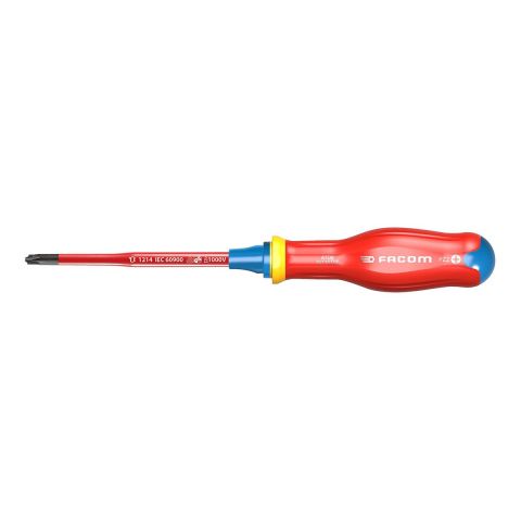 FACOM ATDBXTVE - Insulated Slot-Pozidriv Protwist Borneo Screwdriver