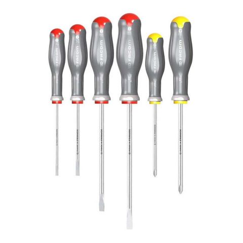 FACOM ATPST.J6 - 6pc Parallel + Phillips Protwist Stainless Steel Screwdriver Set