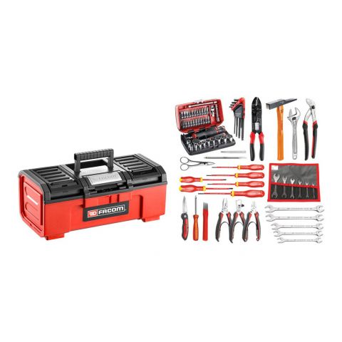 FACOM BPC16N.E16 - 87pc Electricians Metric Tool Kit + Tool Box