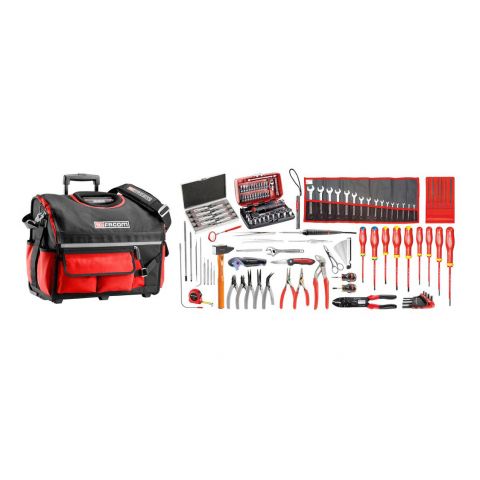 FACOM BSR20.EM41A - 120pc Electricians Metric Tool Kit + Roller Tool Bag