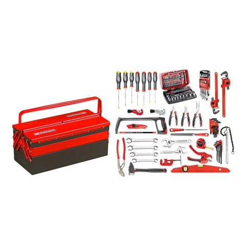 FACOM BT11A.M210A - 94pc Plumbers Metric Tool Kit + Cantilever Tool Box