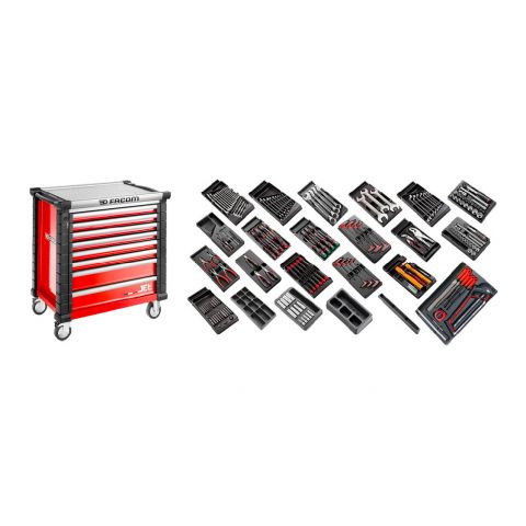 FACOM CM.230 - 230pc General Metric Tool Kit In Modules + Roller Cabinet