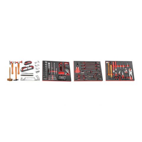 FACOM CM.CAR - 128pc Automotive Metric Tool Kit In Foam Modules