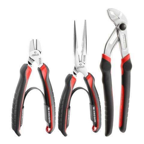 FACOM CPE.A3 - 3pc Comfort Grip Pliers Set