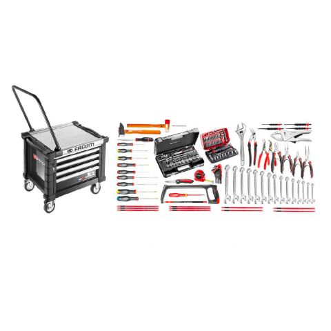 FACOM CR4.M110A - 126pc General Metric Tool Kit + Roller Cabinet
