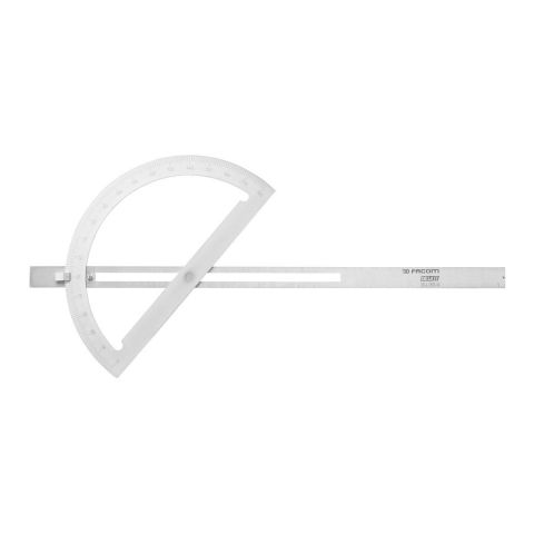 FACOM DELA.1880.00 - 400mm Large Stainless Steel Bevel Protractor