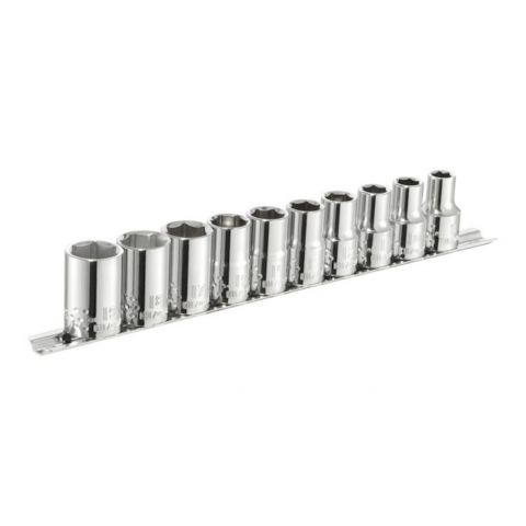 EXPERT by FACOM E031834 - 9pc 3/8" Square Drive Metric 6pt Socket Set