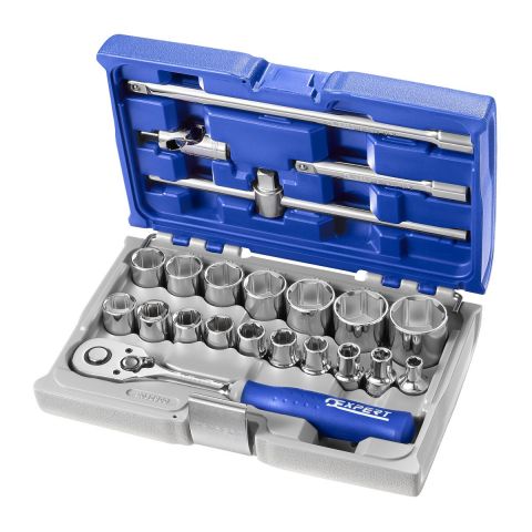 EXPERT by FACOM E032900 - 22pc 1/2" Square Drive Metric 6pt Socket Set