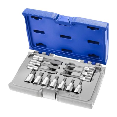 EXPERT by FACOM E032906 - 13pc 1/2" Square Drive Metric Std + Long Hex Bit Socket Set