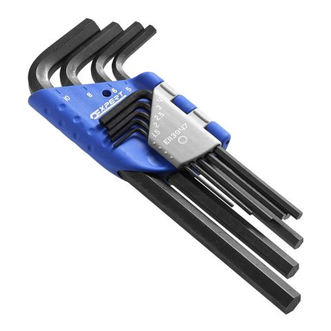 EXPERT by FACOM E113947 - 9pc Long Metric Hex Key Clip Set