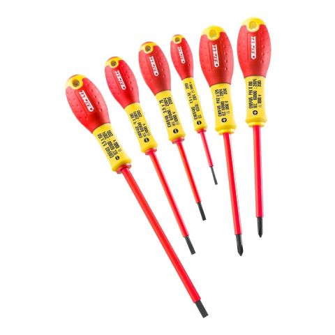 EXPERT by FACOM E160910 - 6pc Insulated Slotted Phillips Screwdriver