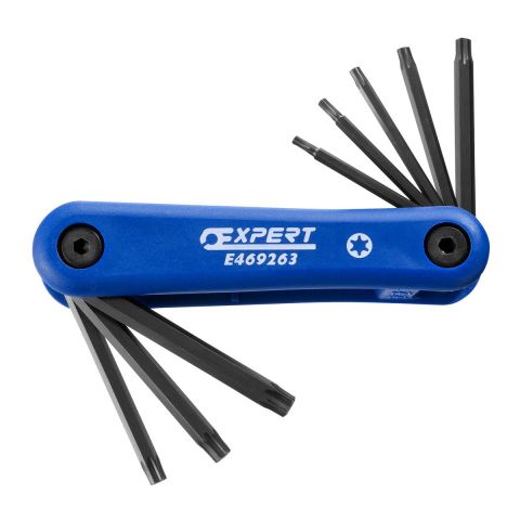 EXPERT by FACOM E469263 - 8pc Torx Key Folding Set