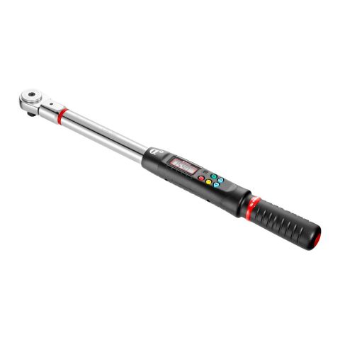 FACOM E.316A135S - 6.7-135Nm 306. 9x12mm Fitting Digital Torque Wrench + Angle Adaptor + S.372V Set