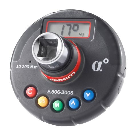 FACOM E.506-200S - 10-200Nm 1/2" Square Drive Digital Torque + Angle Adaptor