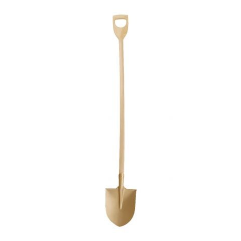ENDRES 1531251S - 1150mm Non-Sparking D-Handle Round Point Shovel