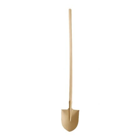 ENDRES 1531250S - 1400mm Non-Sparking Straight Handle Round Point Shovel